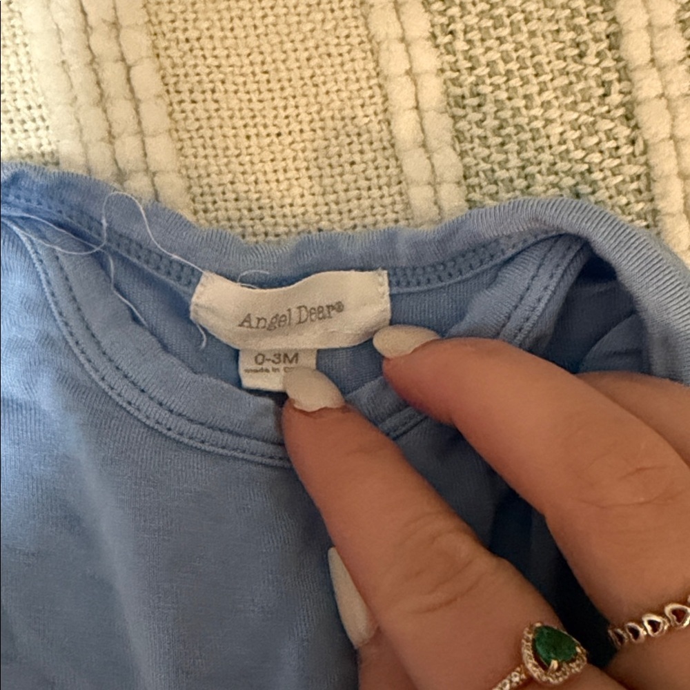Angel Dear Sky Blue Infant Outfit - Picture 2 of 2